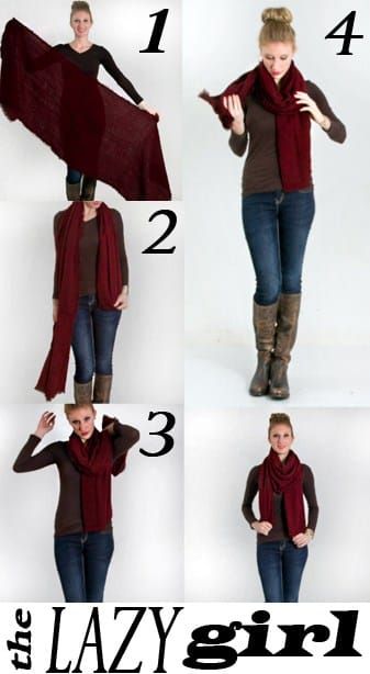 Warm Ways to Wear a Scarf This Winter – Glik's How To Wear A Blanket Scarf, Ways To Tie Scarves, Wear A Scarf, Scarf Knots, Winter Scarves, Ways To Wear A Scarf, How To Wear A Scarf, Diy Vetement, Scarf Outfit