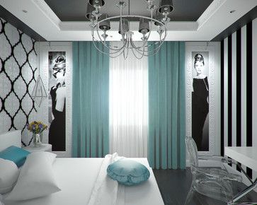 East 19, Brooklyn, NY - modern - bedroom - new york - Maximillion Residential Development & Design Colorful Modern Bedroom, Tiffany Blue Rooms, Tiffany Bedroom, Tiffany Blue Bedroom, Tiffany Room, Style Bedroom, Studio Interior, Breakfast At Tiffanys, Modern Bedroom Design