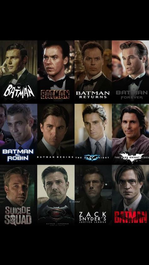 All Batman Actors, Batman Live Action, Iron Batman, Batman Movies, Keaton Batman, Batman Quotes, Batman Vs Joker, Batman Film, Superman Movies