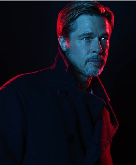 Red Light, Brad Pitt, Lighting, Photography, Red, Black