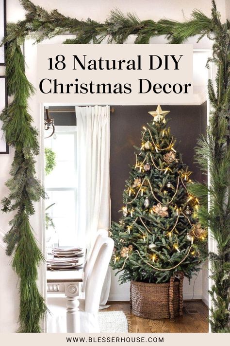 I love vintage Christmas décor and always favor simple and natural Christmas décor. Handmade Christmas décor creates such a cozy holiday vibe, and this week I’m sharing 18 natural and simple DIY Christmas decorations for cozy vintage holiday home décor. From natural Christmas tree decorations, ornaments, wreaths, table settings, these are the best easy and simple Christmas décor ideas. Minimalist Christmas décor, vintage Christmas decorations, cozy Christmas décor, Christmas trends 2024 décor Christmas Decor Ideas From Nature, Decorating Nativity Scene, Christmas Decor With Branches, Affordable Christmas Tree Decor, Natural Christmas Trees Decorated, Christmas Decor With Natural Materials, Diy Cottage Christmas Decor, Natural Garland Decorating Ideas, Evergreen Decorations Christmas