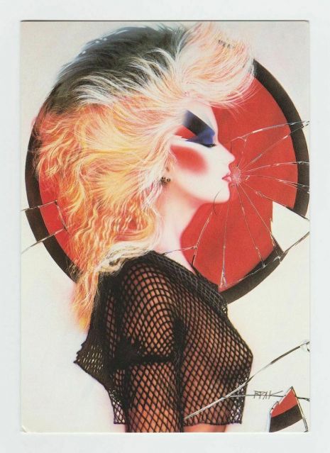 ‘Long Distance Kiss’: How Syd Brak’s visionary work helped define the 80s | Dangerous Minds Long Distance Kiss, 80s Posters, Men And Babies, Patrick Nagel, 1980s Art, 80s Design, New Retro Wave, Airbrush Art, New Romantics