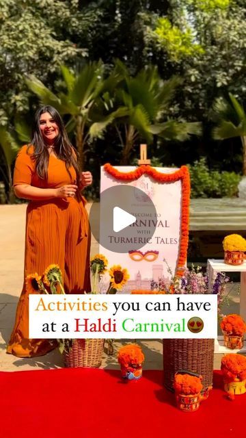 Haldi Outfit, Carnival Wedding, Haldi Ceremony, Wedding Stage Decorations, Carnival Games, Stage Decorations, Wedding Stage, My Wedding, Indian Bride