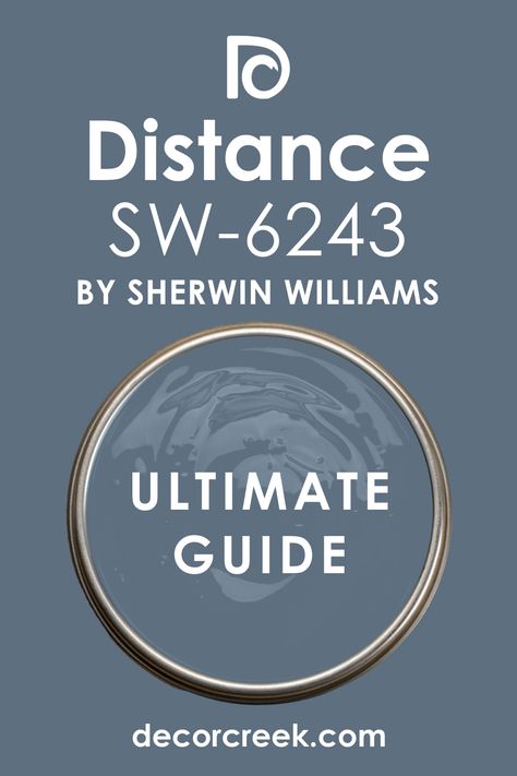 Distance Paint Color Sherwin Williams, Sw Whole House Paint Scheme, Sherwin Williams Navy, Naval Sherwin Williams, Sherwin Williams Blue, Navy Accent Walls, Sherman Williams, Sherwin Williams Colors, Exterior Paint Color