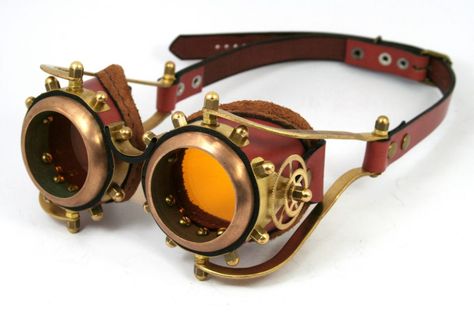 Steampunk Googles, Steampunk Glasses, Moda Steampunk, Steampunk Gadgets, Mode Steampunk, Futurisme Retro, Yennefer Of Vengerberg, Steampunk Goggles, Style Steampunk