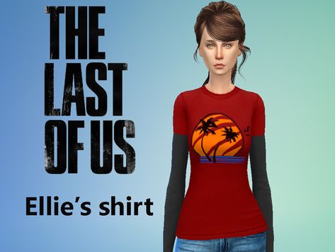 I decided to remake Ellie's shirt, and personally I think it looks MUCH better! Found in TSR Category 'Sims 4 Female Everyday' Sims 4 Cc Ellie Williams, Sims 4 Cc Ellie Williams Hair, Ellie Williams Sims 4 Cc, Sims 4 Cc The Last Of Us, Ellie Tlou Sims 4 Cc, Sims 4 The Last Of Us Cc, Sims 4 Nails, Ts4 Cc, Ruffle Shirt