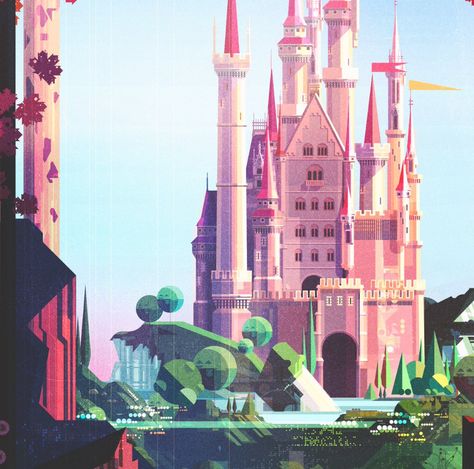 • Sleeping Beauty Castle • Disneyland Illustration, Disneyland Art, Disney Castles, Sleeping Beauty Maleficent, Cheryl Strayed, Pictures Blue, Dragon Age 3, Cool Illustrations, Sleeping Beauty Castle