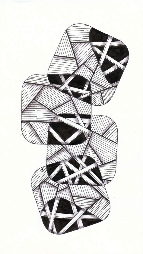 Zantangle Art, Tangle Doodle, Zentangle Designs, Sharpie Art, Tangle Art, Tangle Patterns, Zentangle Drawings, Doodles Zentangles, Zen Art