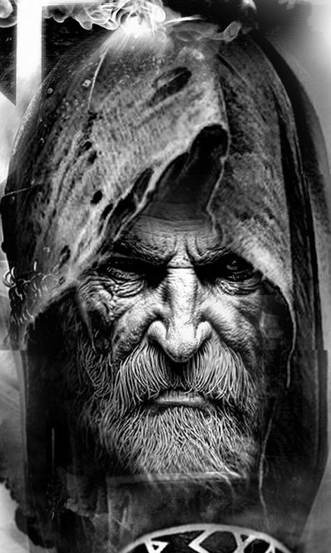 Viking Warrior Tattoos, Warrior Tattoos, Viking Warrior, New Testament, Old Man, Home Ideas, Clock, Tattoos