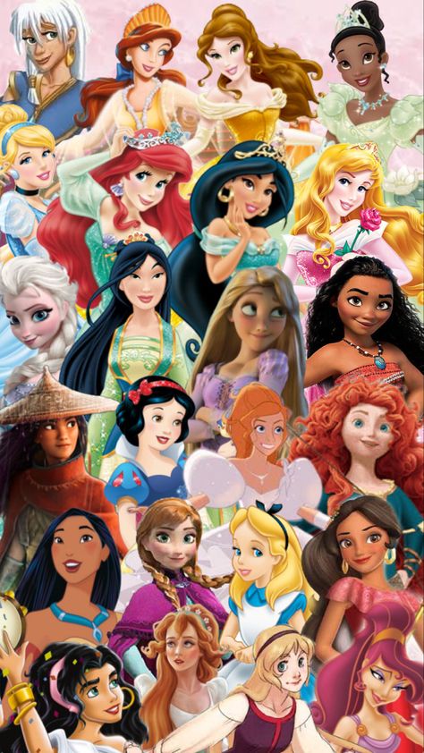 Criei esse wallpaper contanto a maioria das Princesas Da Disney (Snow White, Cinderela, Aurora, Ariel, Bell, Jasmine, Pocahontas, Mulan, Tiana, Rapunzel, Merida, Elsa, Anna, Moana, Raya, Elena, Megara, Thunbelina, Anastácia, Gisell, Einlowin, Esmeralda and Kida) Wallpaper Disney Princess, Disney Princess Pets, Every Disney Princess, Disney Palace, Anastacia Disney, Disney Princess Palace Pets, Non Disney Princesses, Princess Palace Pets, Official Disney Princesses