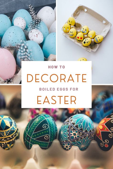 How To Decorate A Boiled Egg For Easter How To Decorate Easter Eggs, Boiled Eggs For Easter, Decorate Easter Eggs, Eggs For Easter, Egg Photo, Decoupage Glue, Egg Dye, Unique Easter, Boiled Egg