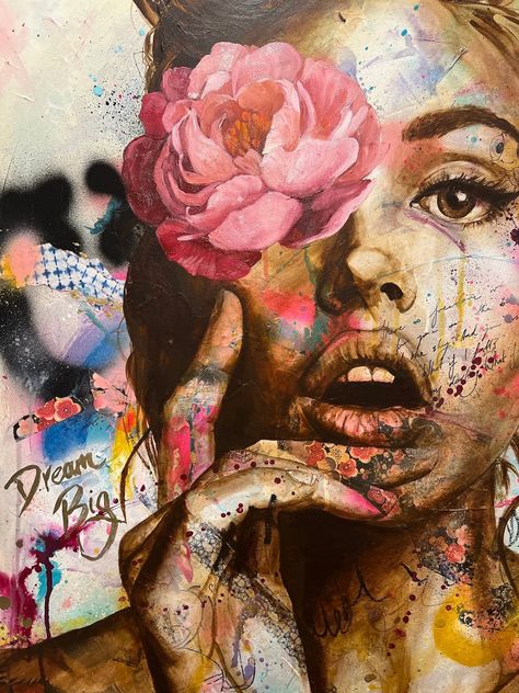 Feminine Wall Art, A Beautiful Mess, Gcse Art, Beautiful Mess, A Level Art, Artist Style, Perfectly Imperfect, Face Art, Portrait Art