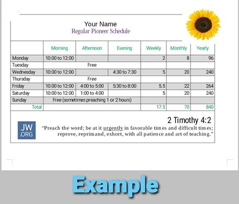 Regular Pioneer Schedule, Pioneer Schedule Jw, Jw Personal Study Ideas Jehovah Witness, Regular Pioneer, Family Worship Night, Jw Life, Jw Bible, Worship Night, Jw Ministry