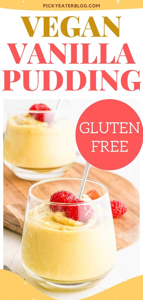 Vegan Vanilla Pudding, Vanilla Pudding Recipe, Dairy Free Pudding, Vanilla Pudding Recipes, Sugar Free Vanilla Pudding, Healthy Chocolate Pudding, Homemade Vanilla Pudding, Vegan Pudding, Fresh Strawberry Recipes