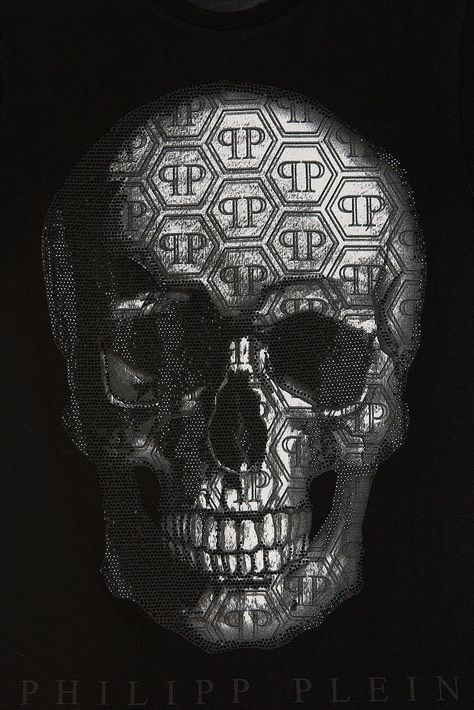 Phillips Plein, Philip Plein, Anime Gangster, Playing Cards Art, Gym Art, Skull Logo, Small Carpet, Skull Wallpaper, Phone Wallpaper Design