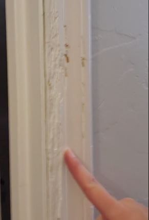 Replace Door Molding How To Replace Door Trim, Replace Door Trim, Replace Door Frame, Replacing Interior Doors, Door Frame Repair, Update Doors, Mobile Home Doors, Dental Molding, Door Frame Molding