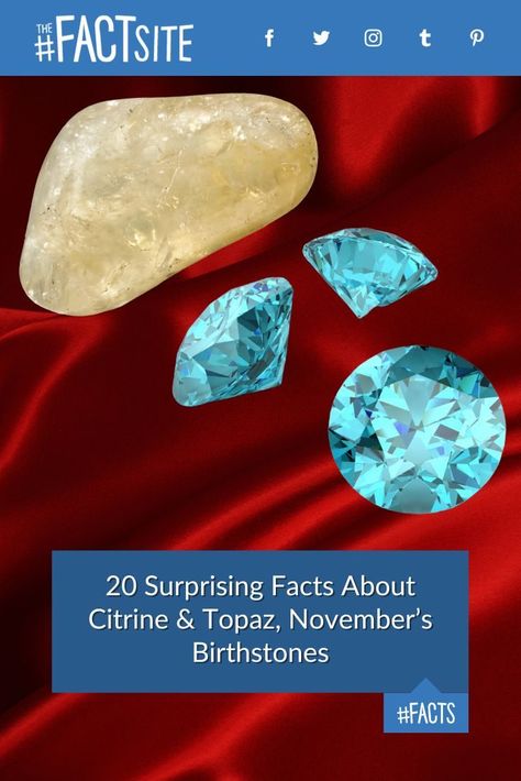 Topaz Birthstone Gemstones For Gifts, Topaz Stone Meaning, Luxury Citrine Birthstone Gemstones, November Gemstone, Topaz Jewelry November, I Got A Rock, Environment Facts, Clean Ocean, November Birthday