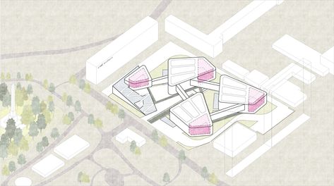 Kindergarten Design Concept, Archi Diagram, Child Care Center Design, Art Museum Architecture, Mass Building, Mass Design, University Architecture, Arch Architecture, Kindergarten Design