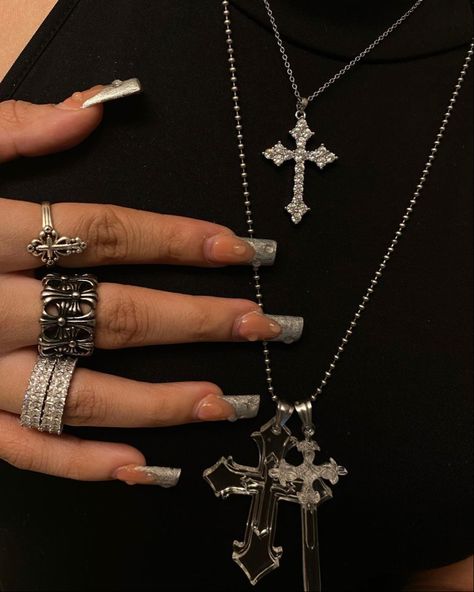 Teal Van Doren, Vicious Prince, Chrome Hearts Jewelry, The Bling Ring, Royal Elite, Dope Jewelry, Stacked Jewelry, Jewelry Lookbook, Mode Inspo