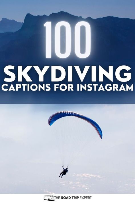 Skydiving Captions for Instagram Quotes For Instagram Posts, Skydiving Pictures, Skydiving Quotes, Instagram Post Captions, Air Quotes, Captions For Instagram Posts, Aesthetic Captions, Good Instagram Captions, Quotes For Instagram