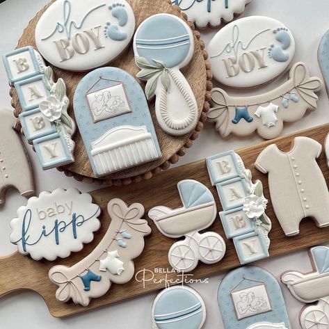 Welcome Home Baby Sugar Cookies, Baby Boy Sugar Cookies Royal Icing, Oh Boy Cookies Decorated, Boy Baby Shower Cookies Decorated, Oh Boy Baby Shower Cookies, Baby Boy Shower Cookies Decorated, Boy Baby Shower Themes Spring, Oh Boy Cookies, Oh Boy Baby Shower Theme