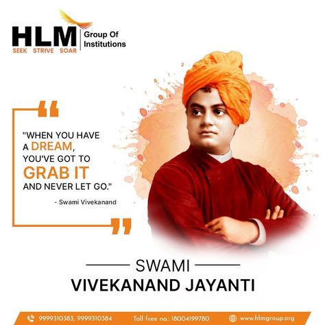 Remembering the legend on his birth anniversary. Swami Vivekananda was an iconic and inspirational figure for many and his influence on youth continues to be strong . . #HLM #hlmcollegeghaziabad #hlmgroupofinstitution #journey2.0 #students #SwamiVivekanandJayanti #SwamiVivekananda #inspiration #inspirational #education #knowledge Vivekananda Jayanti, Swami Vivekanand, Journey 2, Interactive Display, Swami Vivekananda, Be Strong, Letting Go, Education, Let It Be