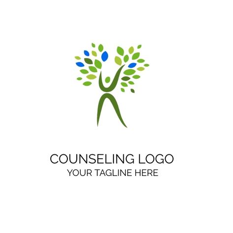 Counseling logo Template | PosterMyWall Counseling Logo, Family Counseling, Promotional Flyers, Counseling Activities, Online Ads, Free Downloads, Social Media Graphics, Image Design, Logo Templates