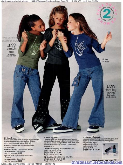 1999 JCPenney Christmas Book, Page 321 - Christmas Catalogs & Holiday Wishbooks 90s Fashion Catalog, 90s Teen Fashion, Look Hip Hop, 90s 2000s Fashion, Early 2000s Fashion, 90s Fashion Outfits, Christmas Book, 2000s Fashion Outfits, Fashion Catalogue