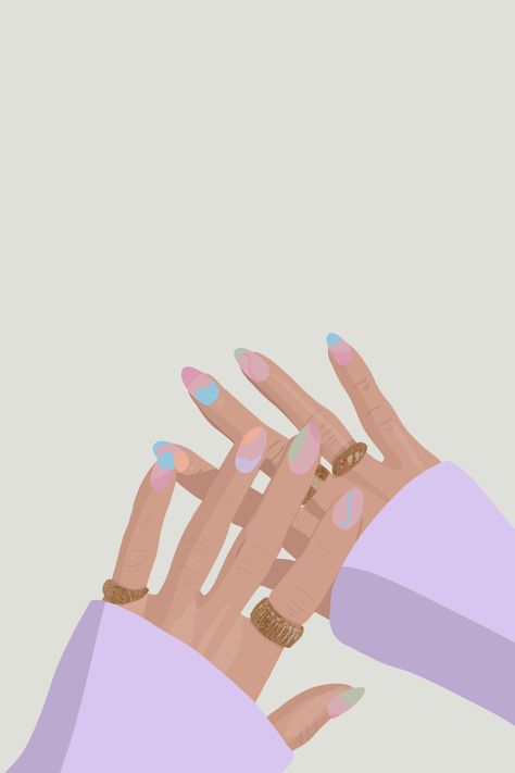 Manicure Illustration, Nail Quotes Funny, Kutek Disney, Nail Quotes, Nail Salon Design, Beauty Boost, Nail Art Studio, Nail Logo, Print Design Art