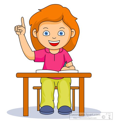 Raising Hands In Classroom, Classroom Illustration, French Practice, School Planning, Reception Class, Classroom Clipart, French Teaching Resources, Second Semester, Clip Art Library