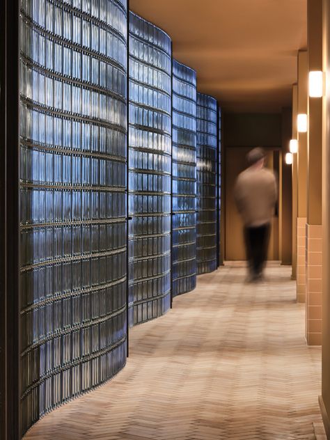 The Office Group, Douglas House, Desert Shade, Glass Blocks Wall, Design Studio Office, Summit Homes, Note Design Studio, Traditional Office, Glass Brick