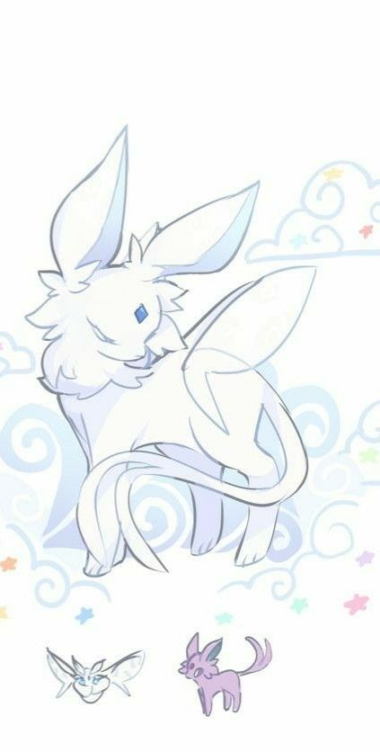 Pokemon Mix, Eevee Cute, Pokemon Fusions, Solgaleo Pokemon, Pokemon Eevee Evolutions, Pokemon Fusion Art, Pokemon Breeds, Oc Pokemon, Pokemon Eeveelutions