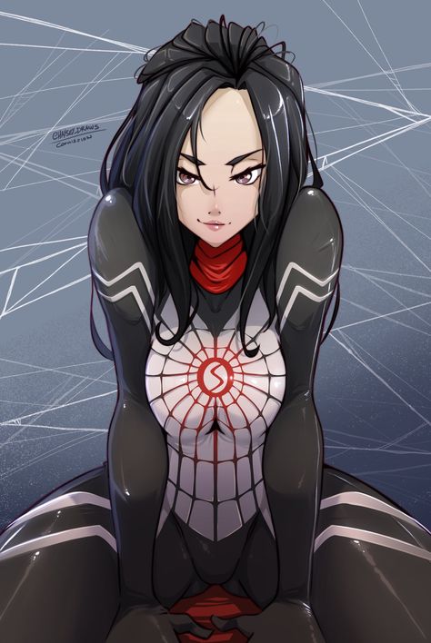 Cindy Moon Silk, Gwen Stacy Comic, Silk Spiderman, Spiderman Fanart, Cindy Moon, Arte Heavy Metal, Spiderman Girl, Silk Marvel, Marvel Superhero Posters