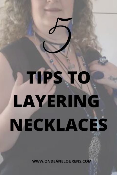 5 Tips To Layering Necklaces | Ondeane Lourens Layered Necklaces Outfit, Layered Necklaces Boho, Necklace Outfit, Double Strand Necklace, Layering Necklaces, Long Necklaces, Long Layers, Layered Jewelry, Layered Necklace