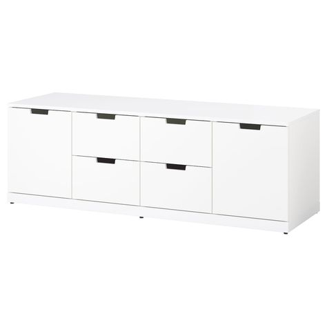 IKEA - NORDLI, 6-drawer dresser, white, You can use one modular chest of drawers or combine several to get a storage solution that perfectly suits your space. You can easily create your own personal design by mixing chests of different colors. Nordli Ikea, Ikea Chest Of Drawers, Ikea Nordli, Tall Drawers, Storage Chests, Dresser White, 8 Drawer Dresser, Ikea Kids, Storage Accessories