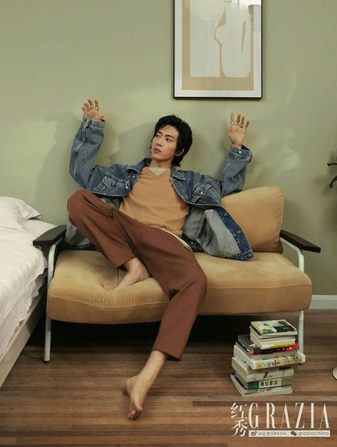 Jing Boran is the Cover Boy of Grazia China August 2020 Issue Lifestyle Modeling, Derek Chadwick, Jing Boran, Cover Boy, Cover Story, Male Poses, Actor Model, Male Models, Fashion Photographer