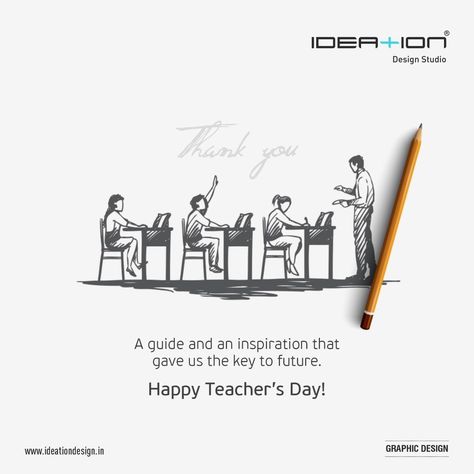 A guide and an inspiration that gave us the key to future. Happy Teachers Day. #ideation #graphic #art #design #illustration #artist #creative #logo #graphicdesigner #graphics #designer #sketch #photoshop #illustrator #digitalart Happy Teacher's Day Quotes, Teachers Day Drawing, Teachers Day Poster, Story Questions, Teacher Posters, Teachers Day Card, Furniture Ads, Happy Teachers Day, Social Media Design Inspiration