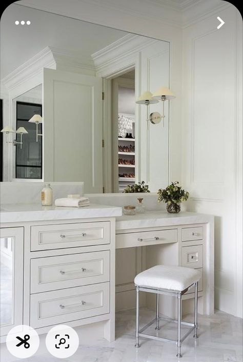 Bathroom Sink With Vanity Seating, Makeup Vanities In Bathroom, Vanity And Sink Combo, Single Vanity With Makeup Area, Makeup Vanity With Sink, Bathroom Sink With Makeup Vanity, Makeup Area In Bathroom, Vanity With Makeup Area, Vanity With Makeup