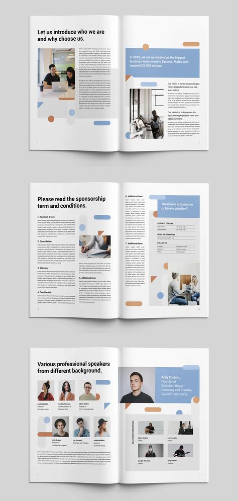 Sponsorship Proposal Brochure Template InDesign & MS Word Sponsorship Brochure, Proposal Brochure, Sponsorship Proposal, Design Proposal, Proposal Design, Design Board, Ms Word, Board Design, Microsoft Word