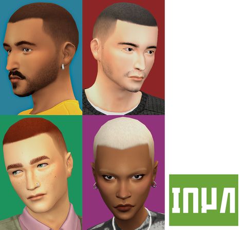 Buzzcut Season, Buzz Cut For Men, Sims 4 Hair Male, Sims 4 Anime, Free Sims 4, Sims 4 Expansions, Sims 4 Dresses, Sims 4 Characters, Sims 4 Mm