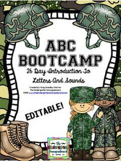 A Kindergarten Smorgasboard Of RESEARCH! | The Kindergarten Smorgasboard Alphabet Bootcamp, Abc Bootcamp, Spelling Cvc Words, Abc Chart, Kindergarten Smorgasboard, Introduction Letter, Letters And Sounds, American Symbols, Small Group Instruction