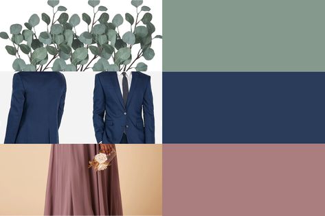 Dusty Rose Sage Green Navy Wedding, Mauve Blue And Green Wedding, Mauve Navy Sage Wedding, Mauve Navy Blue Rose Gold Wedding, Blue Green Mauve Color Scheme, Navy Blush Sage Wedding, Wedding Colour Schemes Summer 2023, Dusty Blue Sage Green Mauve Wedding, Navy Blue Dusty Rose Sage Green Wedding