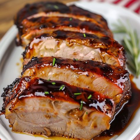 Old South Coca Cola Pork Tenderloin, Southern Pork Loin Recipes, Southern Style Coca Cola Pork Loin, Coke Pork Loin, Dr Pepper Pork Loin, Full Pork Loin Recipes, Old South Coca Cola Pork Loin Recipe, Pork Tenderloin Potatoes Crockpot, Old South Coca Cola Pork Loin