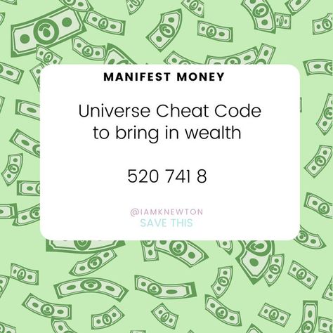 Divine Codes, Money Numbers, Evening Affirmations, Manifesting Mindset, Healing Numbers, Glamour Spell, Money Codes, Number Codes, Money Code