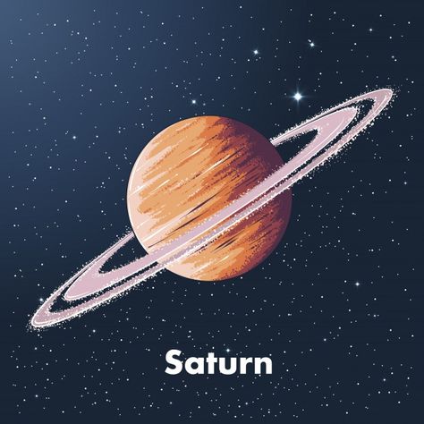 Hand drawn sketch of planet saturn in co... | Premium Vector #Freepik #vector #background #star #hand #light Painting Of Saturn, Aesthetic Saturn, Saturn Drawing, Planet Sketch, Saturn Art, Planet Painting, Planet Drawing, Saturn Planet, Planet Saturn