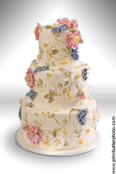 600x600 1237896469269-cake3 Rodjendanske Torte, Cake With Flowers, Tiered Cake, Special Occasion Cakes, Painted Cakes, Unique Cakes, Special Cake, Beautiful Wedding Cakes, Gorgeous Cakes