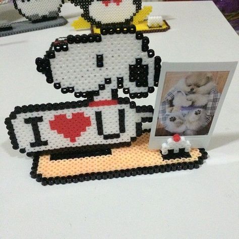 Perler Bead Picture Frames, Hama Beads 3d, Pokemon Perler Beads, Pearl Beads Pattern, 3d Perler Bead, Art Perle, Hama Beads Design, Perler Bead Designs, Perler Bead Templates