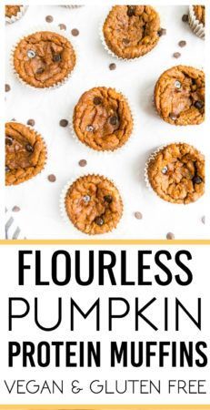 Pumpkin Protein Muffins, Gluten Free Pumpkin Recipes, Gluten Free Pumpkin Muffins, Pumpkin Protein, Muffins Vegan, Healthy Breakfast Muffins, Protein Muffins, Vegan And Gluten Free, Gluten Free Muffins