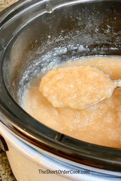 Crab Apple Sauce Slow Cooker, Apple Sauce Crockpot Easy, Slow Cooker Apple Sauce, Apple Sauce Slow Cooker, Stove Top Apple Sauce, Apple Sauce Recipes Crockpot, Crock Pot Apple Sauce, Homemade Apple Sauce Recipe, Freezing Applesauce