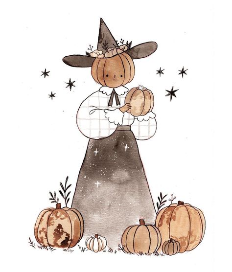 Pumpkin People Drawings, Scarecrow Cute, Scarecrow Illustration, Scarecrow Drawing, Spooky Doodles, Pumpkin People, Pumpkin Autumn, Halloween Illustration, November 1